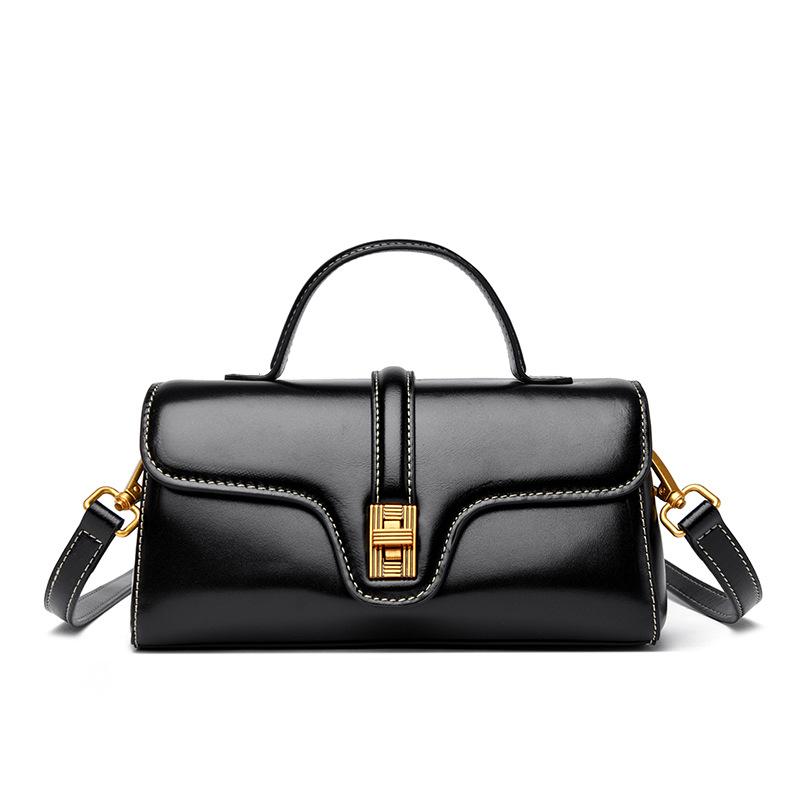 

Genuine Leather Women s Bag Fashionable Casual Handbag Single-shoulder Crossbody Bag