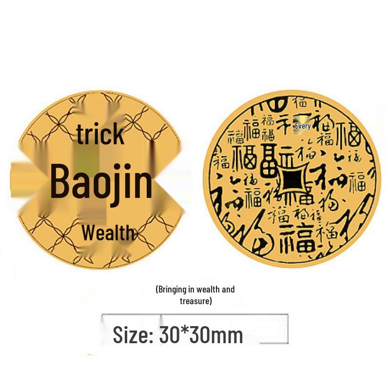 Gold Leaf 999 Pure Gold Lucky Cat Mobile Sticker – Princess Edition for Prosperity and Good Fortune