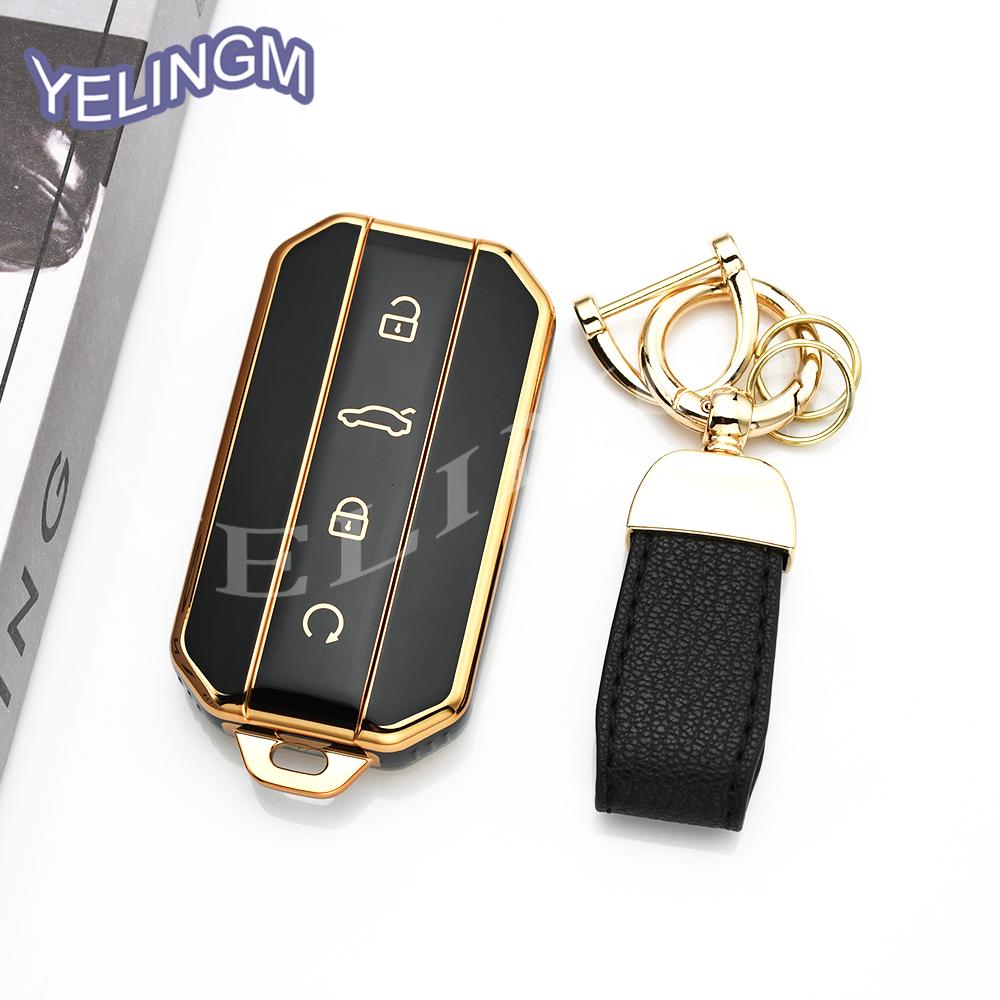 Fashion Tpu Car Key Case Bag For Chery Jaecoo J7 J5 7 5 Car Remote Key Protection Shell Cover Holder Keyless Accessories