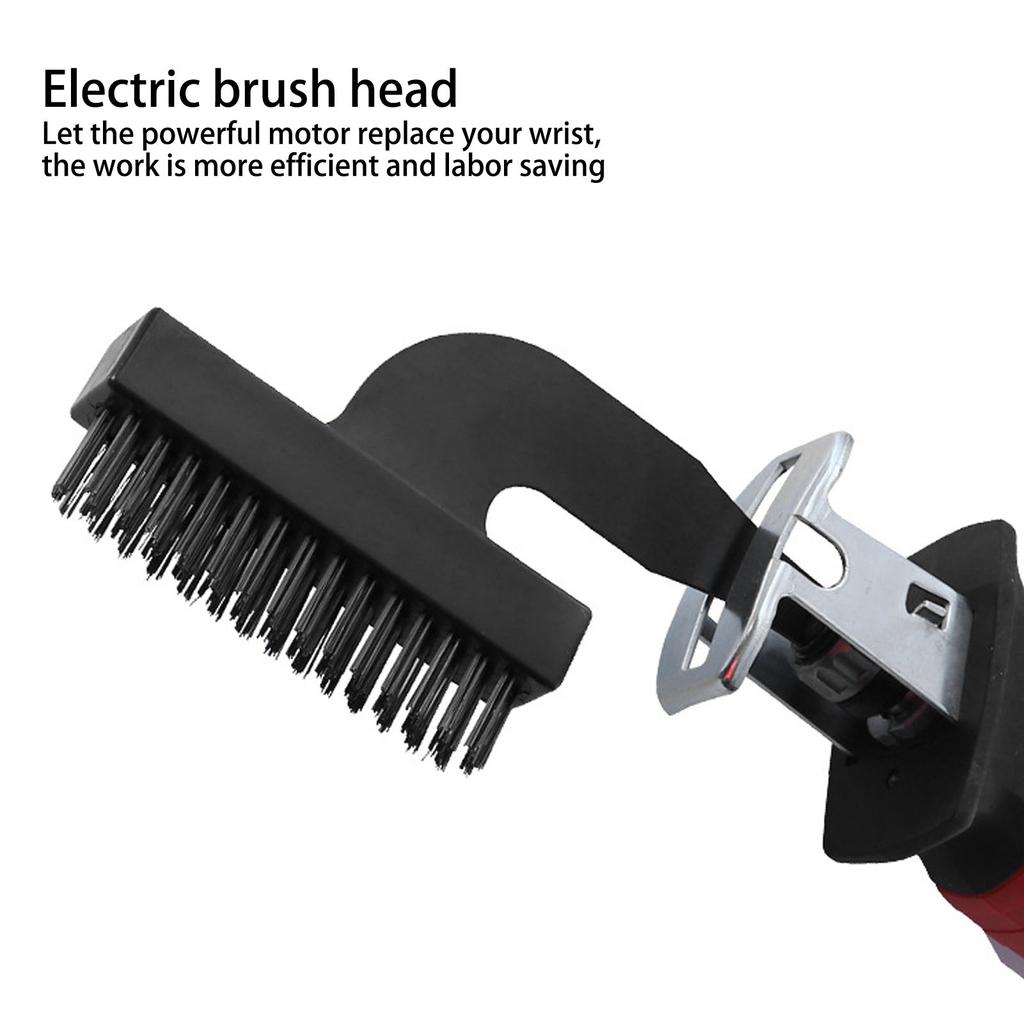Rust Removing Brush Shovel Electric Wire Nylon Cleaning Tool Reciprocating Blade Sabre Saw