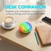 Rainbow Color Dumpling Squishy Toy with Bamboo Slow Rising Stress Relief Fidget Ball Soft Squeeze Toys for Adults & Kids
