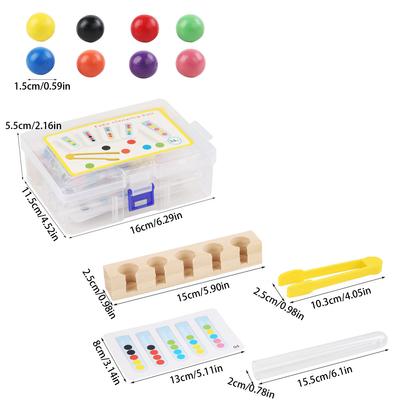 Children's Montessori Teaching Aids, Early Education Beads, Puzzle Toys, Focus Training, Early Education Enlightenment