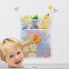 Babyparty Badespielzeug Weiß Baby Kinder Spielzeug Aufbewahrungsnetz mit Starken Saugnäpfen Spielzeugtasche Netz Badezimmer Organizer für Kinder Kleinkinder
