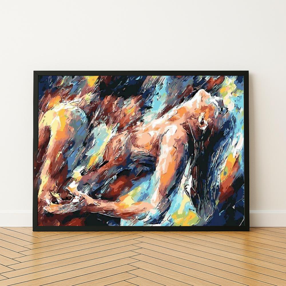 Malowanie Po Numerach Obrazy Do Malowania -Abstrakcja, Namiętność 50X40 Cm