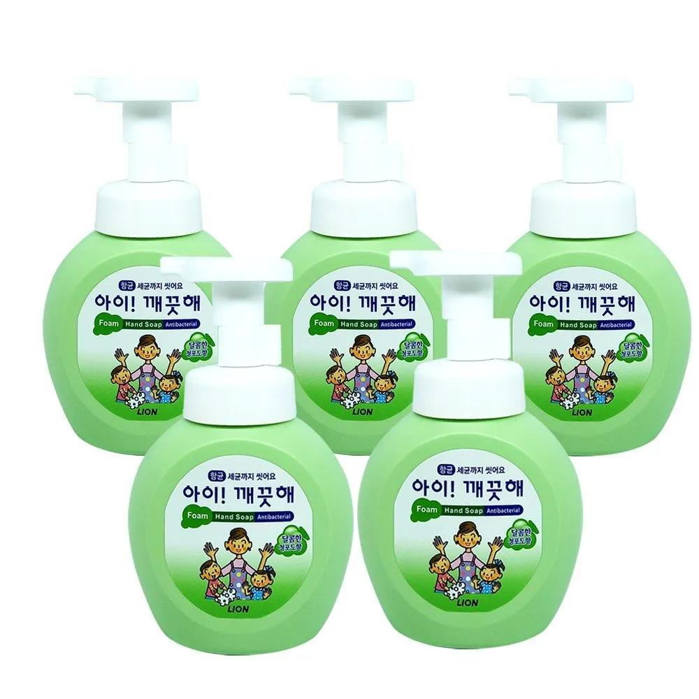 

Hand Wash LION / Sweet Green Grape Scent 250ml x 5 Foaming Hand Soap