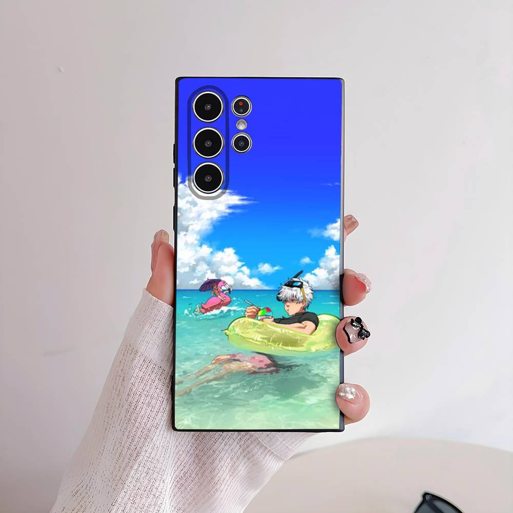 Anime gintoki gintama Phone Case for Samsung S series s21 s22 s23 s24 s25 FE Plus Ultra TPU Soft to Skin-friendly case