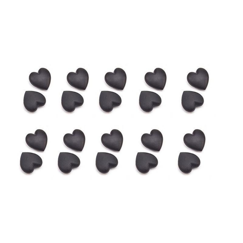 10 Pairs Adorable Heart Shaped Glasses AntiSlip Covers Silicone Eyeglasses Ear Grips for Fashionable Eyewear