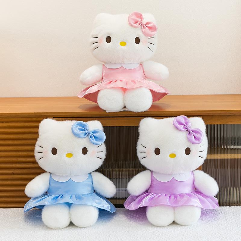 Hello Kitty Plush Doll - Cute Cat Toy Gift for Girls' Birthdays