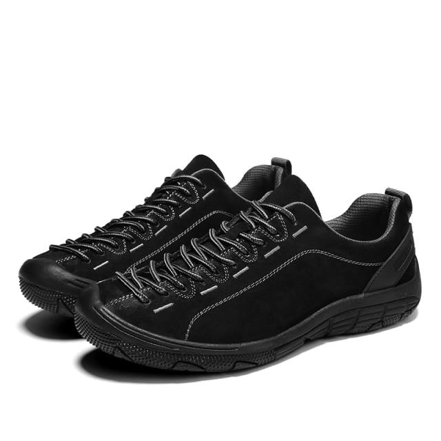 High Quality Mens Hiking Shoes Outdoor Low Ankle Hunting Trekking Sneakers Plus Size Suede Leather Men Tourism Travel Shoes