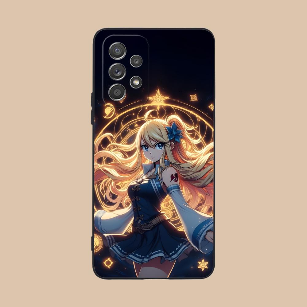 

Fairy Tail Lucy Mobile Phone Case for Samsung Galaxy M55 54 42 35 34 33 32 23 22 15 14 13 12 F55 5G Colorful Cover Pretty Cover Galaxy F04