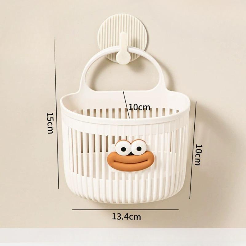 Multi-functional Small Hanging Basket for Bathroom and Toilet, Waste Face Towel Storage Basket, Bedside Wall-mounted Hanging Basket