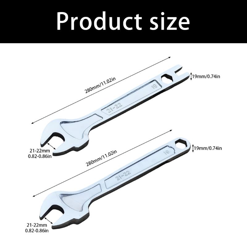 Fixed Double Head Ratchet Wrench Combination Spanner Metal Scaffold Tool Ideal For Builders And Technicians