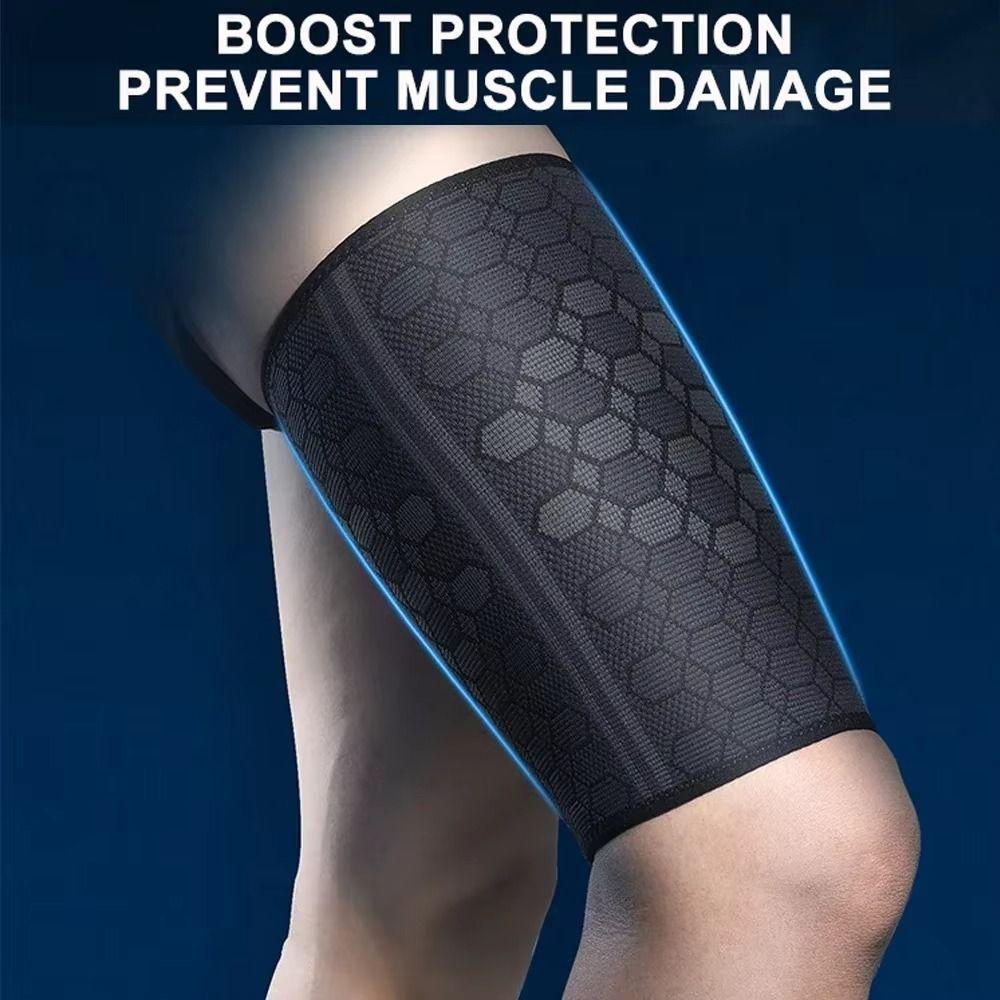 Hamstring Support Sports Thigh Protector Joint Protection Thigh Leg Brace  Cycling Basketball