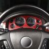 Red Carbon Fiber Dashboard Speed Meter Cover Trim For Avalanche & Tahoe 2007-13