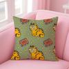 Garfield Cushion Cover Home & Car Multi-Scene Pillow Cover - Reversible, Soft & Durable for Daily Use