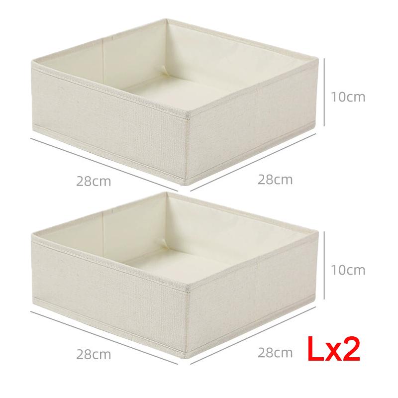 1/3pcs Fabric Cabinet Underwear Organizer Drawer Closet Storage for Clothes Bra Socks Underpants - Neatly Arranges Your Drawers