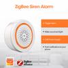 Smart Siren Alarm Tuya Zigbee Sound Light Sensor Smart Alarm Siren 90Db Alert App Remote Control Home Security Protection System