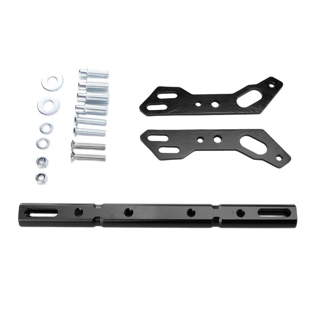 Motorcycle Handlebar Balancing Crossbar Adjustable Aluminium Alloy Universal for Mountain BikesBlack