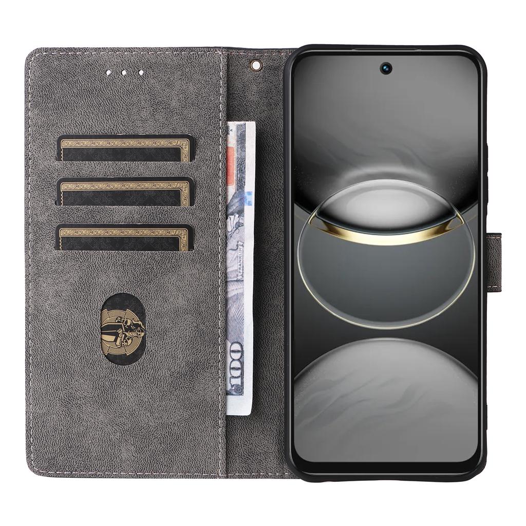 For TECNO Spark 30C 4G kL5n Wallet Case RFID Blocking PU Leather Cover Stand View