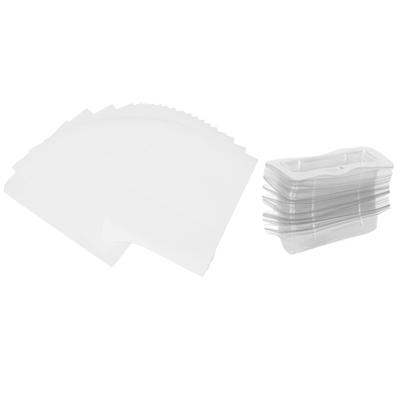 60 unidades Bolsas para Bálsamo Labial Profesionales DIY Transparentes de Plástico Bolsas para Bálsamo Labial Soporte para Dinero con Adhesivo