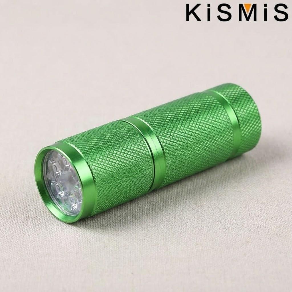 

Mini Portable Nail Dryer Lamp LED UV Nail Lamp with Silicone Head Compact Nail Tools for Home Spa Salon зелёный