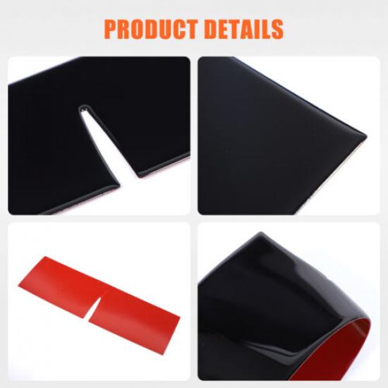 Glossy Piano Black Center Dashboard Trim Sticker For Jaguar F-Type X152 2013-24