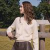 Betu Women's Scarf Collar Knit Top