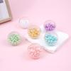 Stress Relief Milk Tea Toy Slow Rising Bead Filled Shell Cat Paw Geometry Squeeze Pinch Toy Focus Aid Anti-anxiety Hand Relaxation Toy