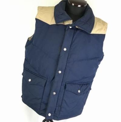 Portfolio Shoulder Yoke 80% Down Vest Fishing Fisherman Men M(USED)