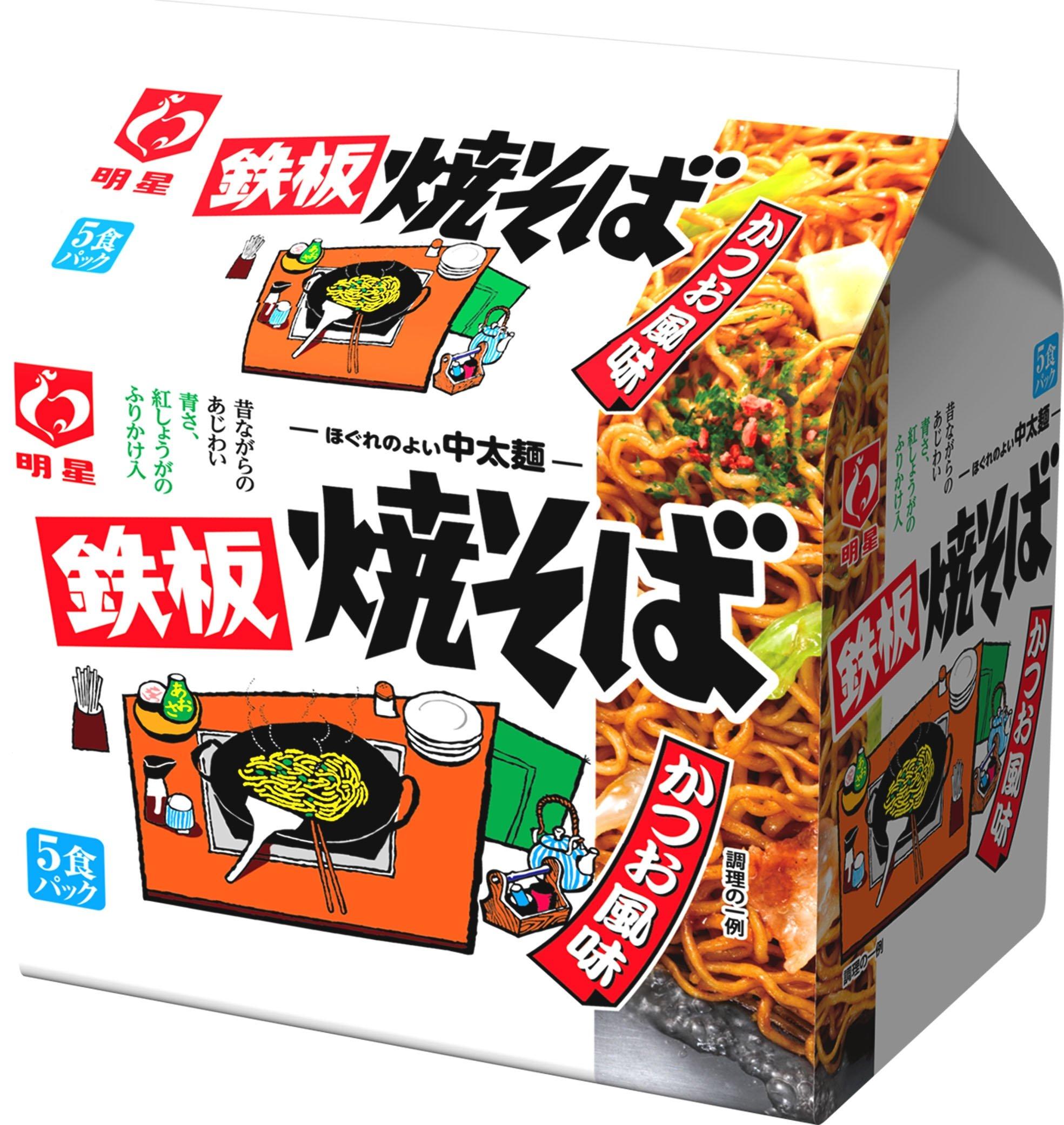 

Myojo Teppan Yakisoba, Bonito Flavor, 5 servings x 6 packs