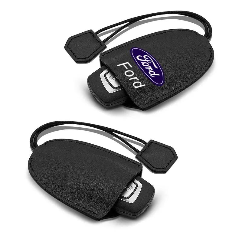 Car Key Storage Bag Creative Fashion Simple Decorative Keychain For Ford ST FOCUS 2 3 Mondeo Fiesta Kuga MK2 MK3 MK4 Ecosport