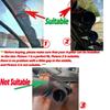 Universal 52mm Car Gauge Pod Universal Black/Carbon Three Hole Car Meters Holder A-Pillar Pod Triple Gauge Holder