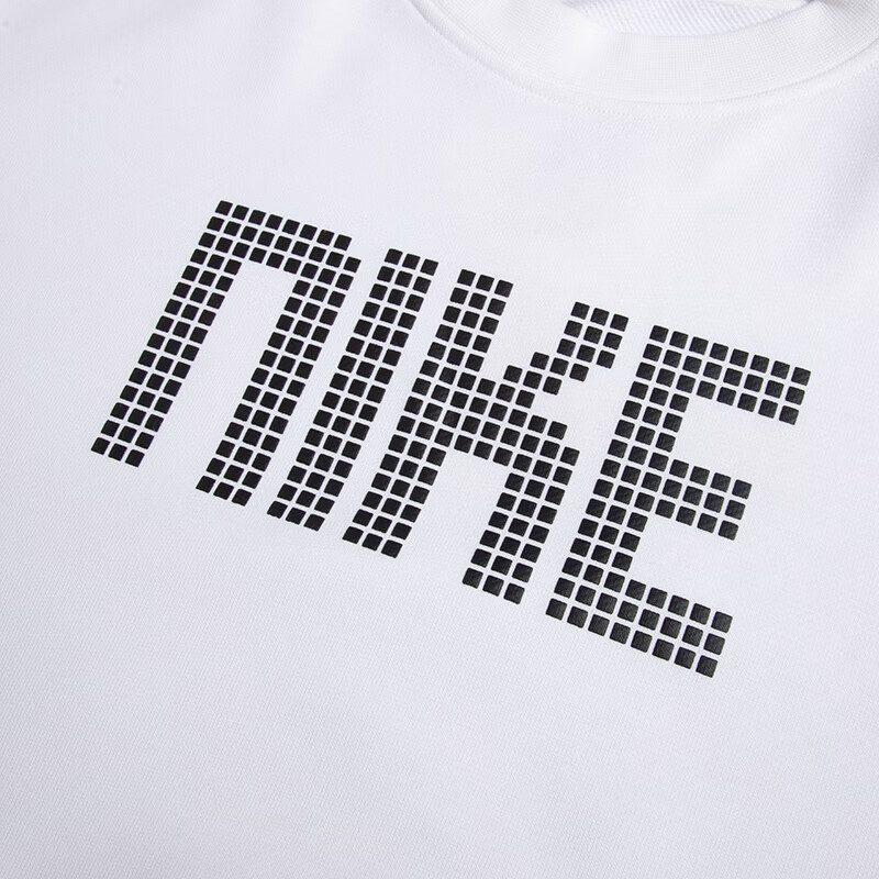 Nike Sweatshirts Men's White Crew Neck Moderate Regular FD9744-100