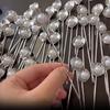 4Pcs Reusable Cocktail Pick 304 Stainless Steel Fruit Fork Kitchen Gadgets Wine Needle  Party