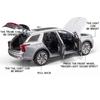 1/24 HONGQI E-HS9 SUV Legering New Energy Bilmodell Diecast Metal Leksaksfordon Bilmodell Simulering Ljud och ljus Barnpresenter