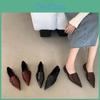 Women Toe Fashion Pointed Shoes Fashion Solid Color All Match Working Shoes Female Slip On Flat Casual Shoes Zapatillas Mujer2025