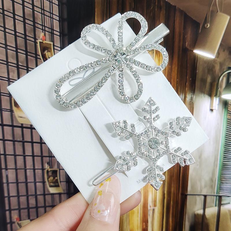 Kristall für Frauen Koreanische Neue Haarnadeln Mädchen Geometrische Perlen Haarspangen Mode Haarklammer Seitenclip Haaraccessoires