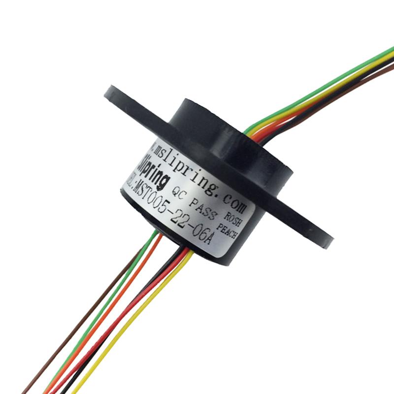 2/4/6/12 Channels 2A Hollow Shaft Slip Ring Rotation Connector with 5mm Hole rings for Camera Gimbal / Ferris wheel Rings