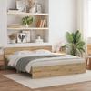 Bed Frame Artisan Oak 203 x 185 x 70 cm Engineered Wood