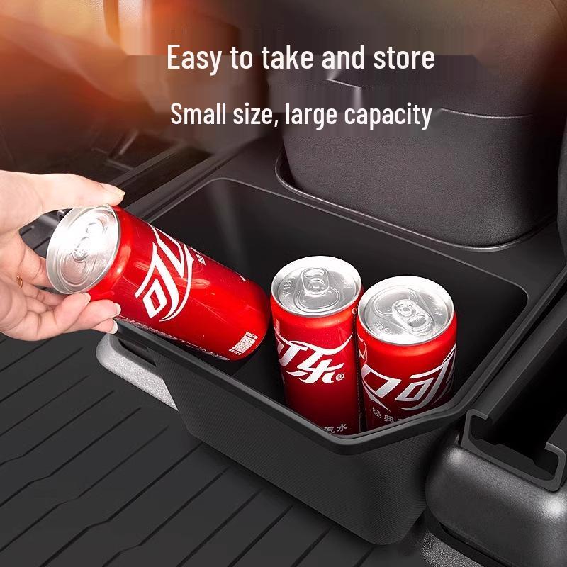 New Tesla Model Y Rear Seat Trash Can & Storage Box Accessory for Interior Upgrade