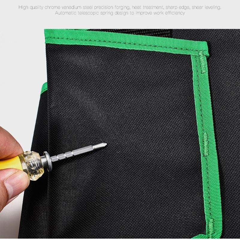 Multifunctional Electrician Tool Bag Waist Pouch Belt Storage Holder Screwdriver Organizers Garden Tool Kit Waist Bag