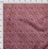 oneOone Cotton Flex Magenta Fabric Batik Sewing Material Print Fabric By The Yard 40 Inch