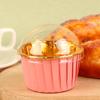 10 szt./zestaw Foremka do babeczek Foremka do pieczenia z pokrywkami Rolowane usta Papierowe foremki do muffinów