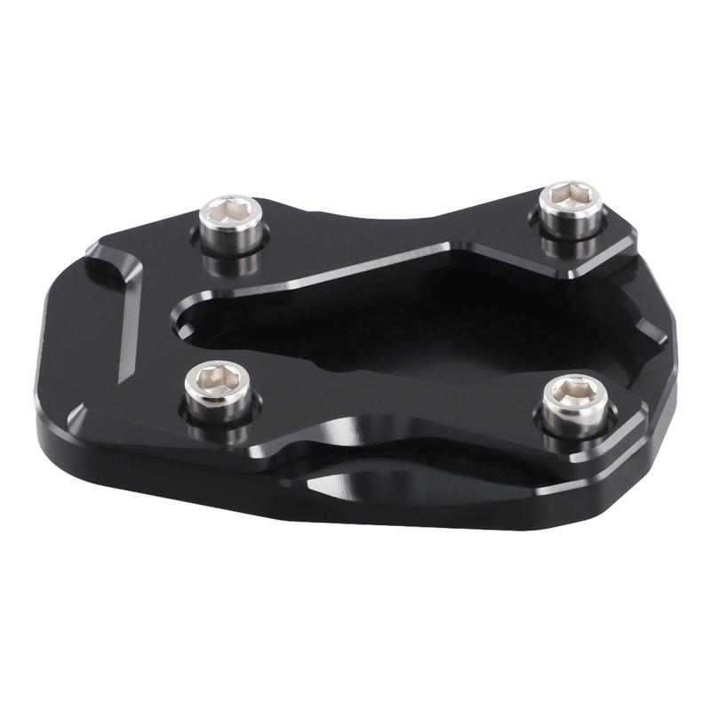 #558E Motorcycle Kickstand Extension Foot Side Stand Enlarge Plate Pad for CFMOTO 450MT 450 MT 2024 2025 Accessories,C (Black)