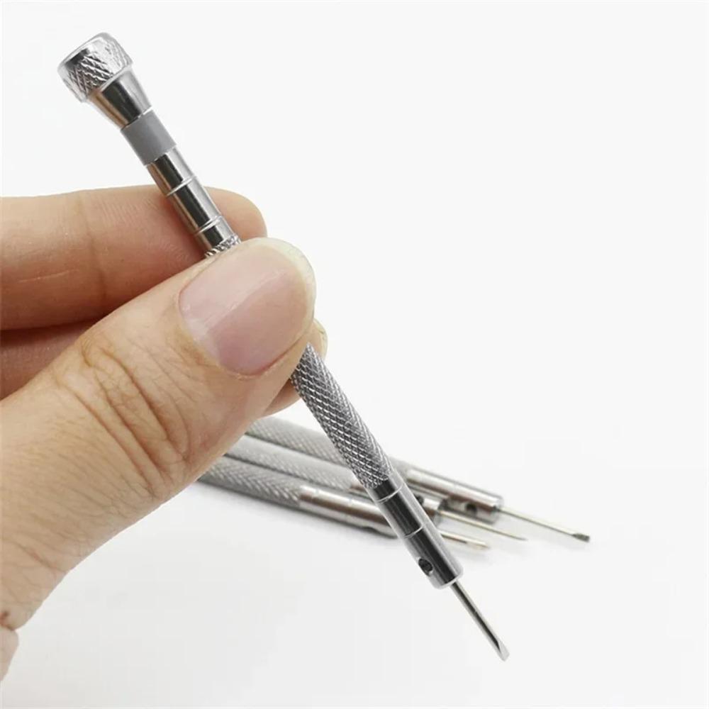 Small 0.8-1.6 Steel Single Screwdriver For Watch Glasses Repairing Portable Hand Tools Band Removal With  Link Pins Watchmaker