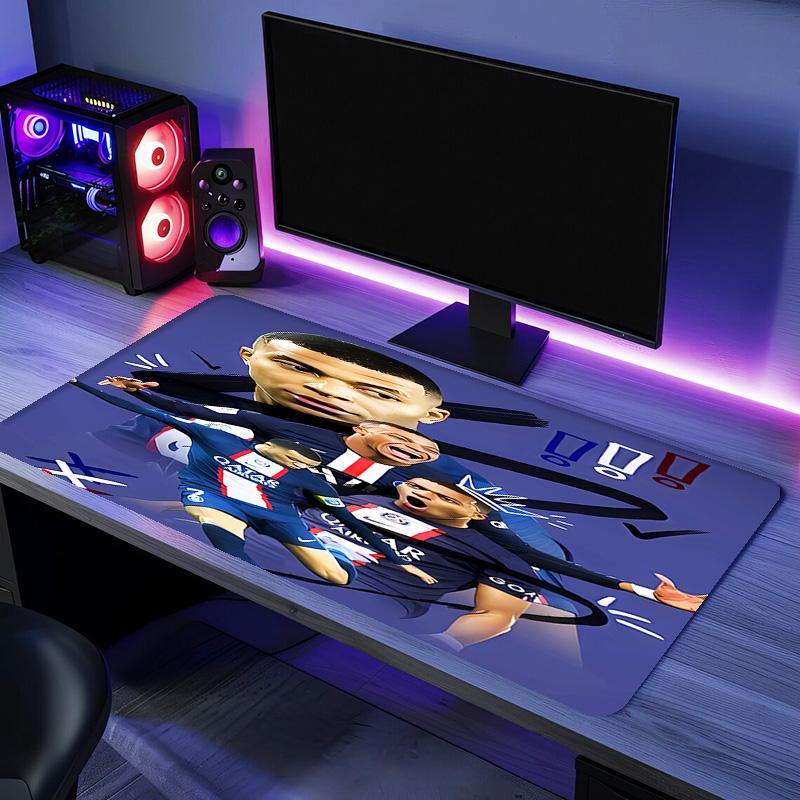 Kylian Mbappé Mouse Pad - Non-Slip Rubber Base, Smooth Surface for Work,Gaming,Office,And Home Use, Desk Mouse Pad
