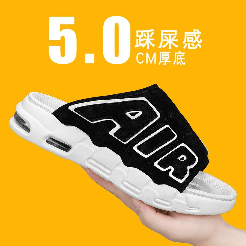 

Летняя новая корейская версия повседневной моды, модные мужские тапочки с крупными буквами, модная одежда, спортивные тапочки 39