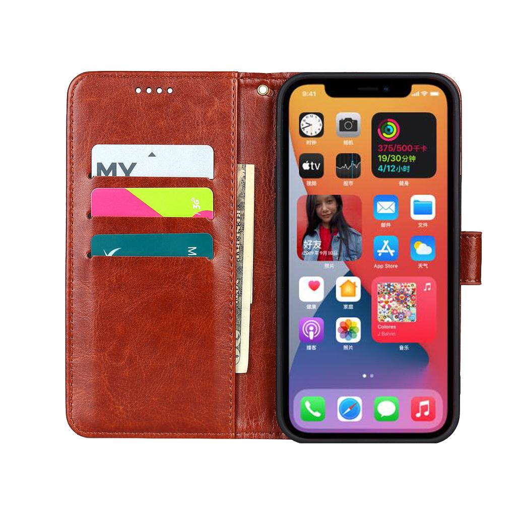 For Cubot Kingkong X Pro Case Metal Buckle Retro Leather Back Case Cover Cubot Kingkong X Pro Phone Accessories