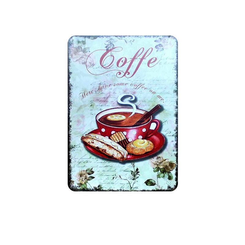 

And Iron Arts Crafts Decorative Painting Beer Coffee Home Quadrate Hang Picture Coffee