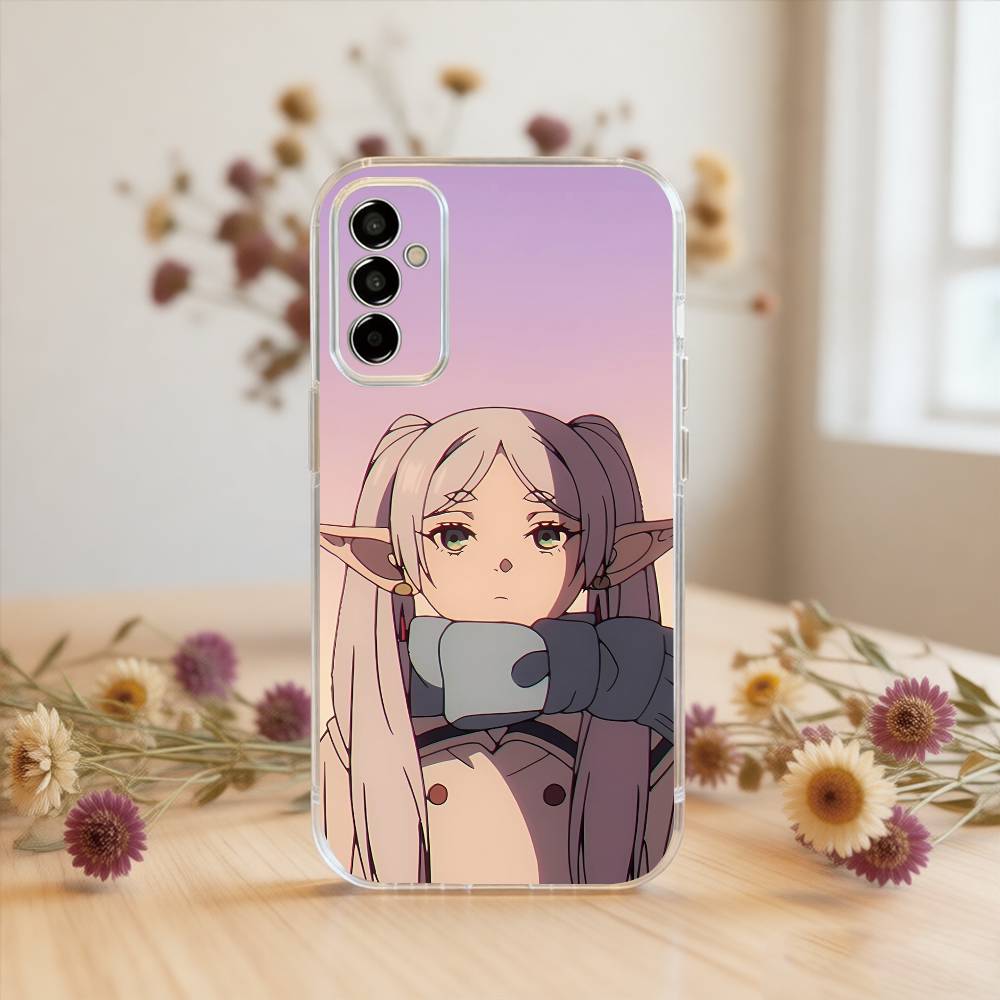 

Frieren Beyond Journey s End Phone Case Transparent Silicone Soft For SamsungA10,12,20,21S,30,31,40,50,51,52,70,71 Samsung a21s